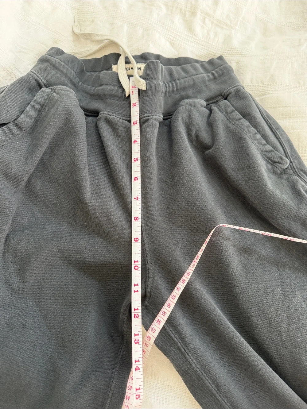 Buck Mason Black Drawstring Knit Joggers